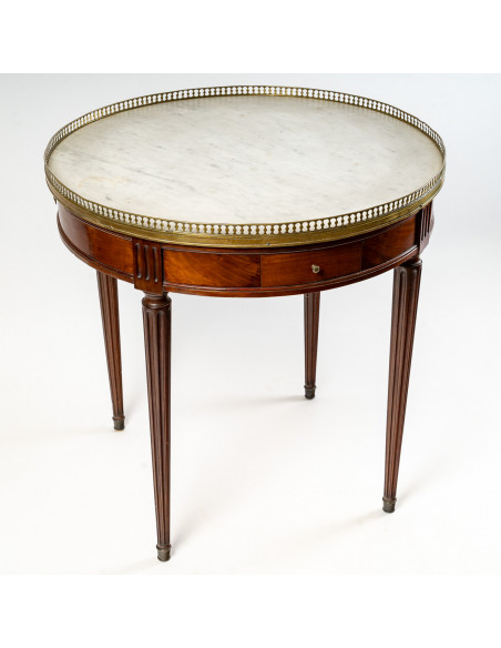 Table bouillotte d'époque Louis XVI (1774 - 1793).  XVIIIe siècle.