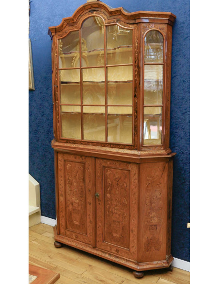 A Dutch Buffet - Showcase.  19th century.