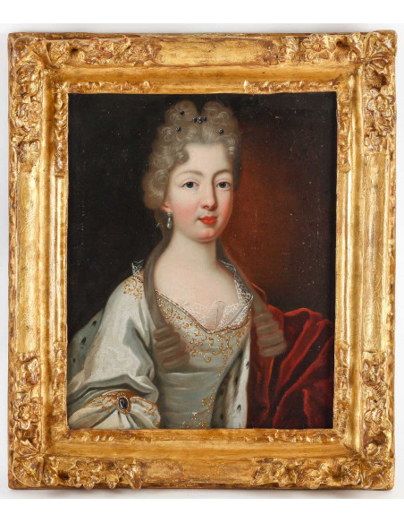 Portrait d'une princesse royale.  XVIIe siècle.