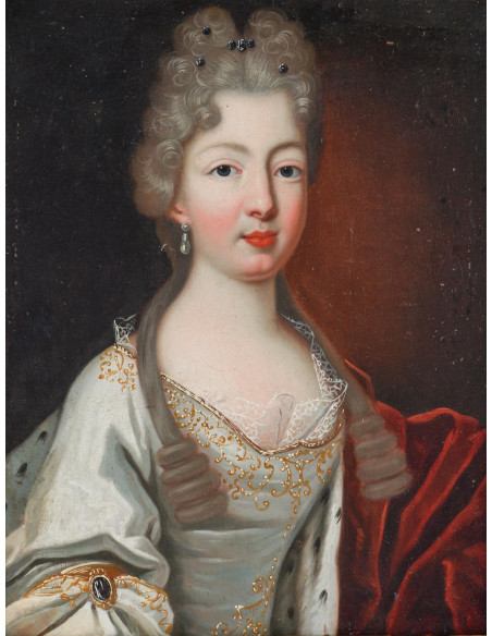 Portrait d'une princesse royale.  XVIIe siècle.