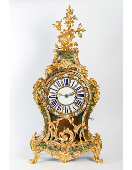 A Louis XV Period (1724 - 1774) Bracket Clock.  18th century.