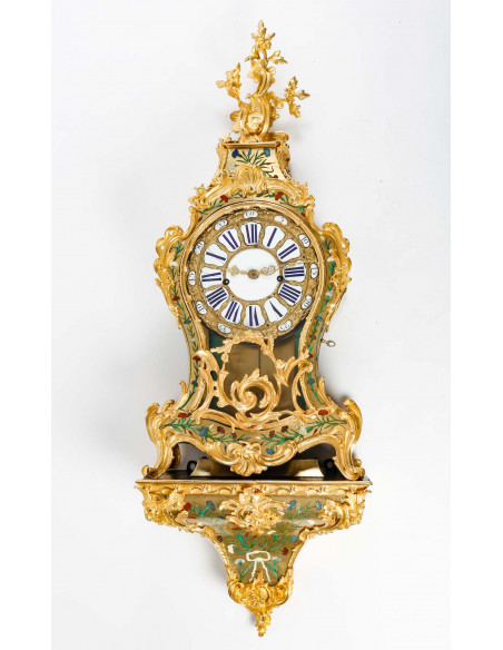 A Louis XV Period (1724 - 1774) Bracket Clock.  18th century.