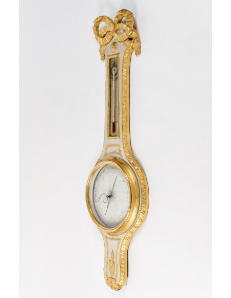 A Louis XVI Period (1774 - 1793) Barometer - Thermometer.  18th century.