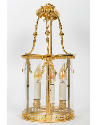 A Lantern in Louis XVI Style.  19th...