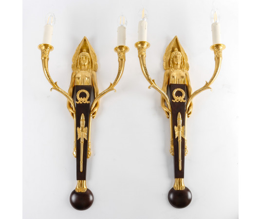 Paire d'appliques de style...