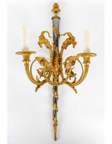 A Pair of Wall - Lights in Louis XVI...