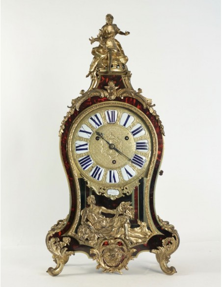 A Louis XV period (1724 - 1774) bracket clock. 18th century.