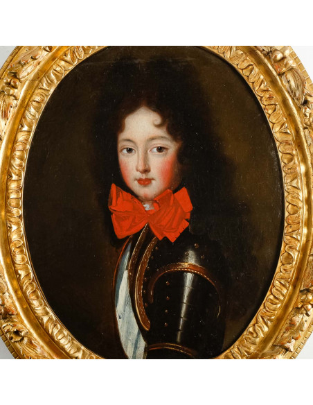 Portraits présumés de la duchesse et du duc de Bourbon.  XVIIe siècle.