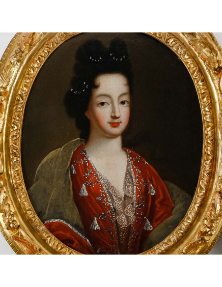 Portraits présumés de la duchesse et du duc de Bourbon.  XVIIe siècle.