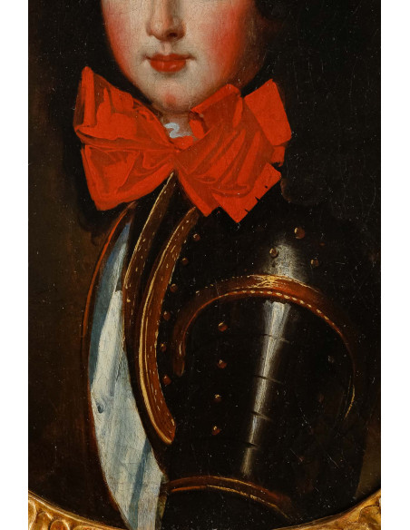 Portraits présumés de la duchesse et du duc de Bourbon.  XVIIe siècle.