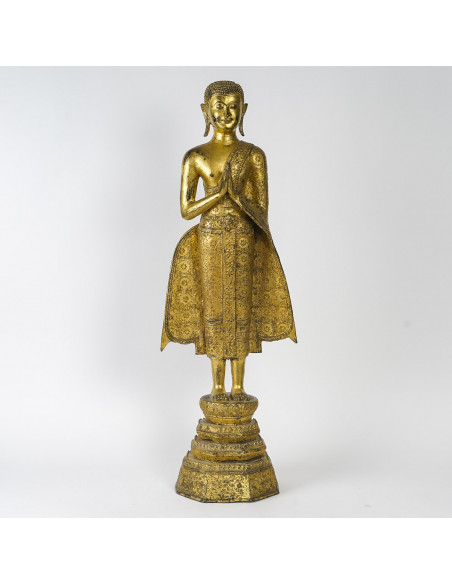 A Monk Statue.  20th century.