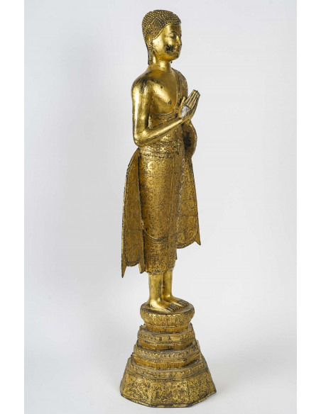 A Monk Statue.  20th century.