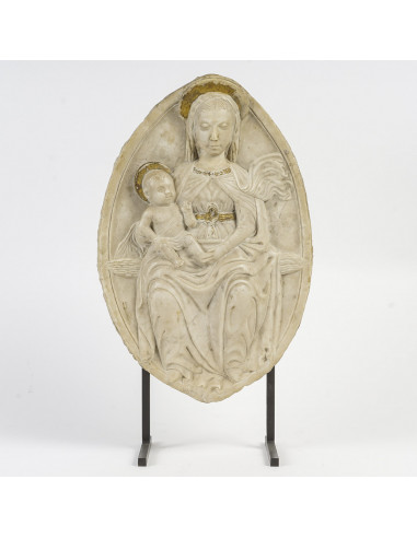 Vierge à l'enfant.  XIXe siècle.