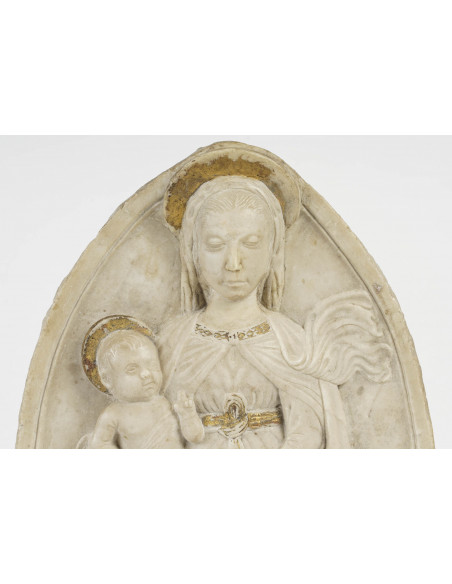 Vierge à l'enfant.  XIXe siècle.