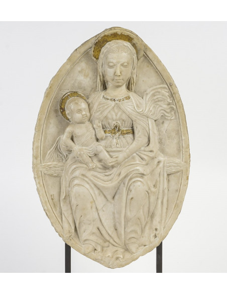 Vierge à l'enfant.  XIXe siècle.