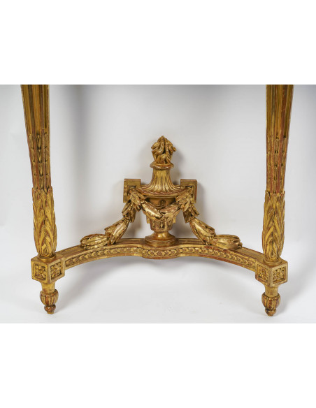 A Napoleon III Period (1848 - 1870) Console Table. 19th century.