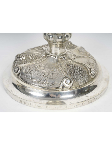 A Chalice and its Paten.  19th century.
