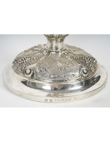 A Chalice and its Paten.  19th century.