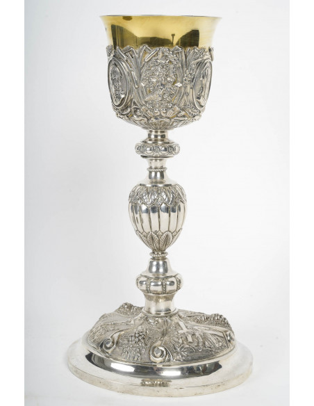 A Chalice and its Paten.  19th century.