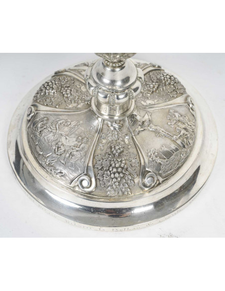 A Chalice and its Paten.  19th century.
