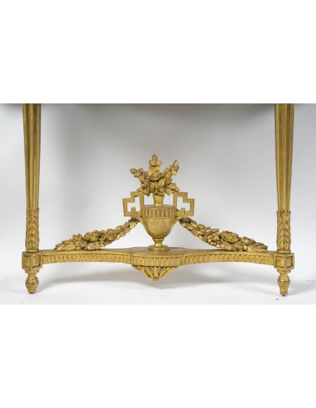 Console d'époque Louis XVI (1774 - 1793).  XVIIIe siècle.