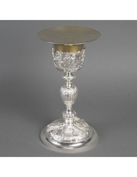 A Chalice and its Paten.  19th century.