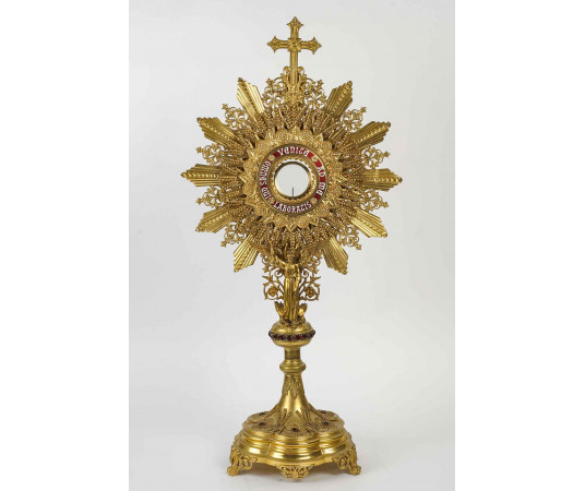 Ostensoir.  XIXe siècle.