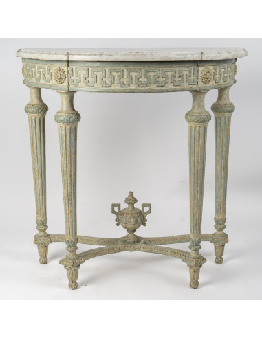 Console de style Louis XVI.  XIXe...