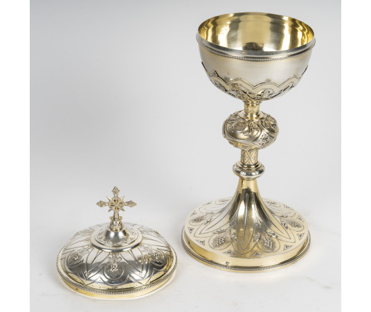 Ciboire.  XIXe siècle.