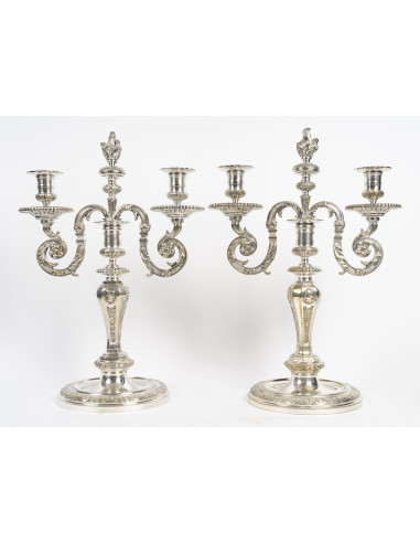 A Pair of Regence style candelstick....