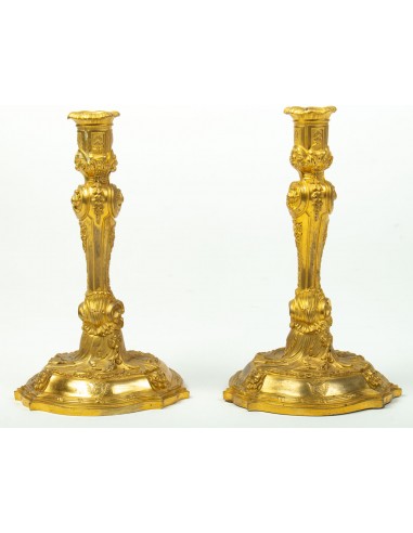 A pair of candlesticks in Louis XV...