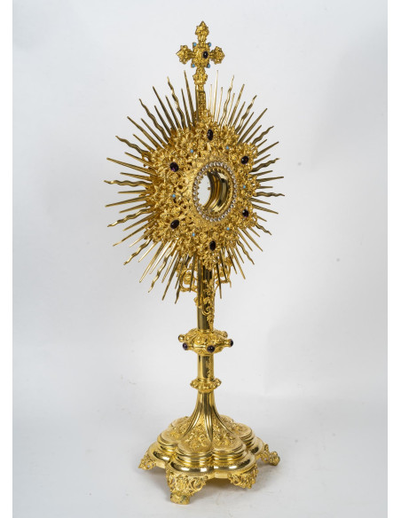 Ostensoir.  XIXe siècle.