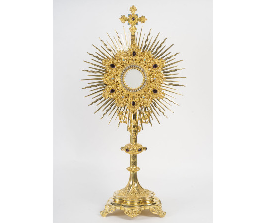Grand Ostensoir en bronze...