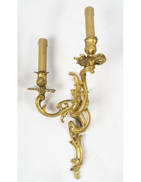Suite de 4 appliques d'époque Louis XV.XVIIIéme siècle.