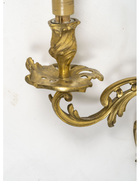 Suite de 4 appliques d'époque Louis XV.XVIIIéme siècle.
