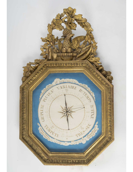 Baromètre d'époque Ier Empire (1804-1815), XIXème siécle. Baromètre d'époque Ier Empire (1804-1815), XIXème siécle.