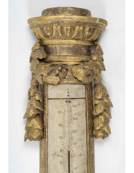 Baromètre - thermomètre d'époque Louis XVI ( 1774 - 1793). XVIIIe siècle.