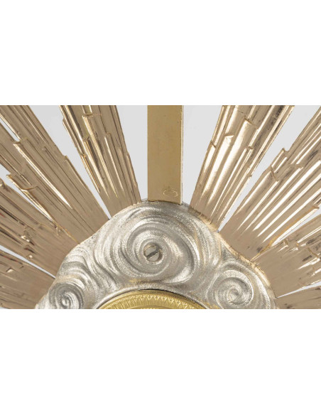 Ostensoir à décor de chérubins, d'époque Napoléon III (1848-1870), XIXème siècle.