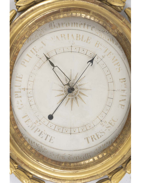 Baromètre selon Torricelli, d'époque Louis XVI (1774-1793). XVIIIème siècle.