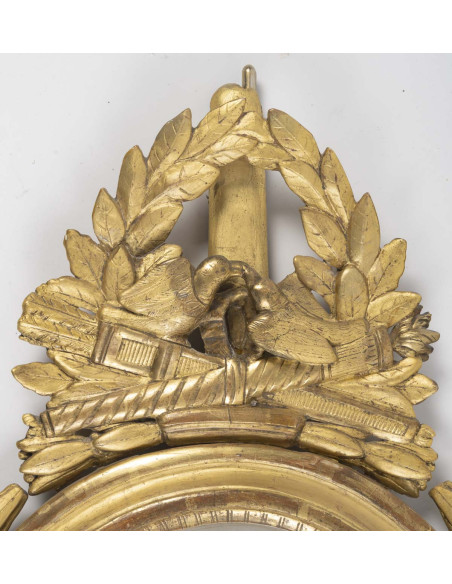 Baromètre selon Torricelli, d'époque Louis XVI (1774-1793). XVIIIème siècle.