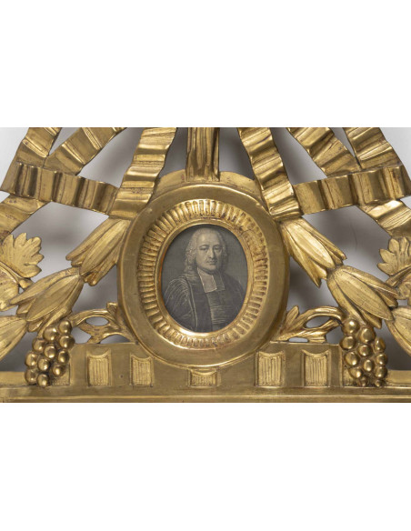 Miroir à parecloses d'époque Louis XVI (1774 - 1793)/Régence (1715-1724), XVIIIe siècle.