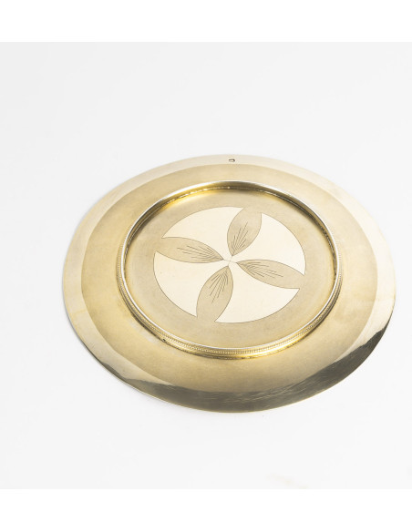 Calice et sa patène en vermeil. XIXème