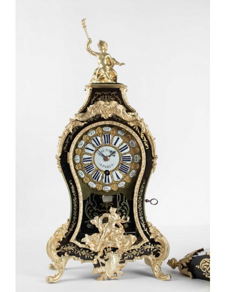 A Louis XV period (1724 - 1774) bracket clock. 18th century.