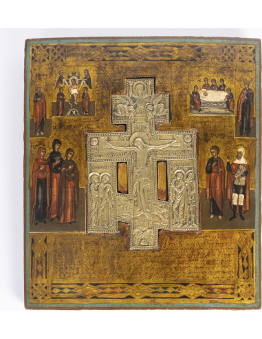 Icône Russe, d'époque XIXème siècle.