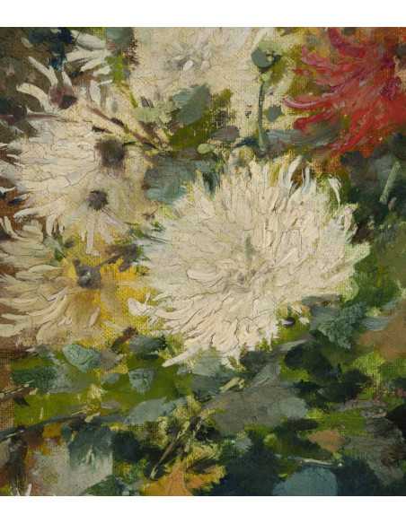Eugène-Henri Cauchois (1850–1911), known as “Langlois,” *Bouquet of Chrysanthemums*, 19th century.