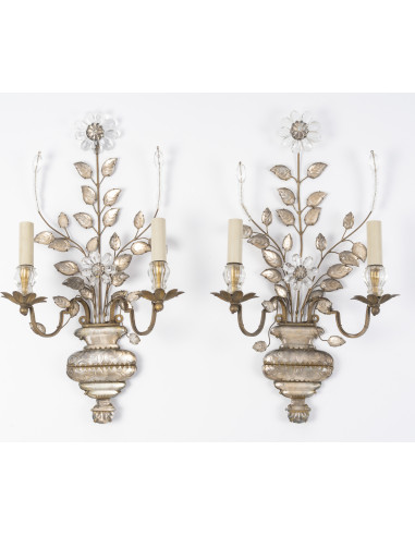 Pair of Marguerite sconces by Maison...