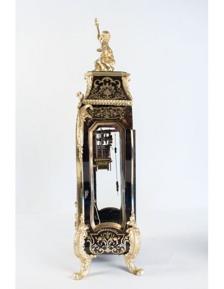 A Louis XV period (1724 - 1774) bracket clock. 18th century.