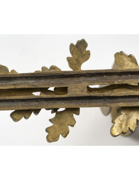 Paire d'appliques de style Louis XVI.  XIXe siècle.