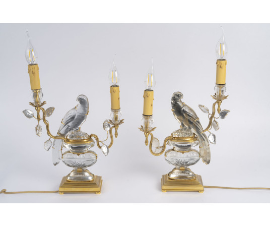 Paire de lampes aux...