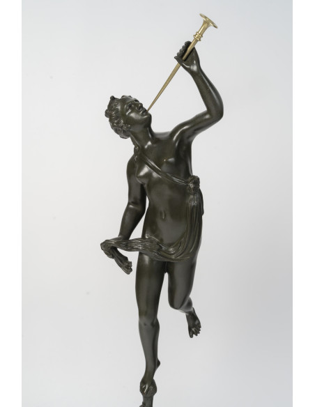 "Fame and Mercury," after Jean de Bologne (1529–1608), from the Napoleon III era (1848–1870).